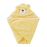 (チャックル) chuckle * ボンシュシュ * 星型 くまさん ベロア おくるみ アフガン イエロー サイズなし P9106-00-41