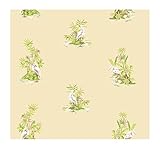 York Wallcoverings AC6144SMP By The Sea Egret Toss 8 X 10 Wallpaper Memo Sample, Beige/Green [並行輸入品]