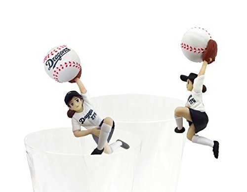 コップのフチ子 野球 ボールのフチ子 中日ドラゴンズver
