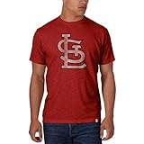 MLBセントルイス・カージナルスレトログラフィックScrum Cotton Slub Tee by ' 47 M レッド