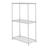 ルミナス オーダーラック ルミナススリムシリーズ 3段 +延長2本(+31cm) 幅152×奥行46×高さ182.6cm 標準アジャスター仕様 SM15450000150NNNW-3