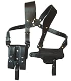 イースト・エー ホリゾンタル シルエットショルダーホルスター (牛革製・ブラック) No.281-BK M92F用