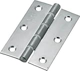 [N-2335531]ＴＲＵＳＣＯ　ステンレス製厚口蝶番　ナイロンリング入　全長８９ｍｍ　（４個入） ST888NR89HL
