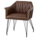 オルム アームチェア ブラウン az-orm-124br