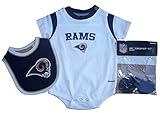 Los Angeles Rams Infant 3 Piece Onesie幼児セット24か月サイズ – チームカラー