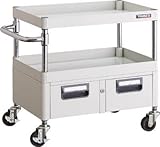 ＴＲＵＳＣＯ　フェニックスワゴン　７５０Ｘ５００ＸＨ６００　２列引出付　Ｗ色【PEW672WW】 (販売単位：1台)