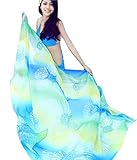 GagaレディースHanaleiフローラル水着cover-up Sarongs