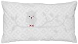 Taftan Owl Decoration Cushion 37 x 20cm (White) by Taftan