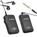 Duangu 2.4G インイヤー モニター システム IEM システム トランスミッター レシーバー 自動ペアリング付き コンピューター 電話 サウンド カード スタジオ バンド リハーサル ライブ パフォーマンス用 プロフェッショナル インイヤー モニター、インイヤーモニター