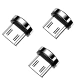 SUNTAIHO Micro USB マグネット端子 1PIN 着脱式 アダプター磁石 防塵コネクタ 3個セット (USB充電ケーブルなし/マイクロ-USB端子のみ)