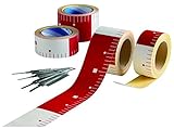 アラオ　テープロッド 50×25Ｍ　赤白20cmピッチ　10巻