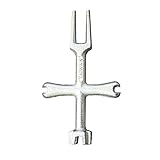 PlumBest J40026R1 4-Way P.O. Plug Wrench [並行輸入品]