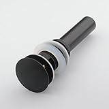 HiendureTM 1.18" Bathroom Faucet Vessel Vanity Sink Pop up Drain Stopper with Overflow Oil Rubbed Br