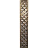 ラティス 格子 焼杉 1800×300mm 和風フェンス