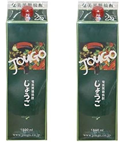 Amazon.co.jp: 奄美黒糖焼酎 じょうご(Jougo) 25度1800ml(1.8L) 紙