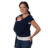 Linyuan 安定した品質 Navy Blue Baby Sling Cotton Carrier Baby Wrap for Babies From Birth to 35 lbs