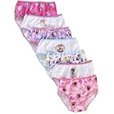 Disney Jr. ディズニージュニア　女の子用 ショーツ パンツ 7枚セット ちいさなプリンセス ソフィア ミニー ドックはおもちゃドクター ピンクハートフラワー (4T（4歳 100-110cm