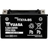 台湾製 バイクバッテリー 充電済 YUASA 純正互換品 (YTX7A-BS / GTX7A-BS / FTX7A-BS / KTX7A-BS 互換)