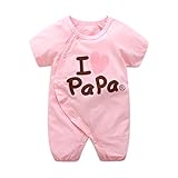 エルフ ベビー(Fairy Baby)新生児服 半袖 ロンパース なりきりカバーオール 女の子 男の子 夏服 size 90 (ピンク愛パパ)