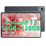 N-one Npad X1 タブレット Helio G99 11インチ Widevine L1対応 16GB RAM+128GB ROM