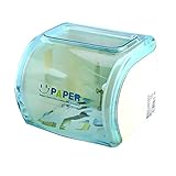 Lovoski 耐久性　日常使用　防水　ウォールマウント　バスルーム　トイレットペーパー　ホルダー　ティッシュ　ボックス　全3色　プラスチック製　 - 青