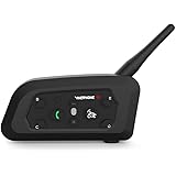 Excuty 6riders 同時通話 バイク用 インカム インターコム トランシーバー Bluetooth5.1アップグレード バイク無線機インカム 12時間連続通話 音楽聴き IP65防水 最大通話距離1200M ヘルメット用 ヘッドセット 日本