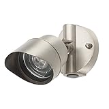 Best Quality Lighting LV71SLV Finished Outdoor Wall Mount with Clear Glass Shade, Stainless Steel [並