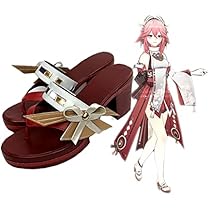 【即日発送可能】 猫屋小舗製 原神 八重神子 コスプレ 靴 猫屋小舗 原神 コスプレ 八重神子 やえみこ 衣装 ※ウィッグ 靴