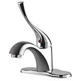 Ultra洗面uf84300ライトCommercialコレクションsingle-handleシンク蛇口with Escutcheon、クロム