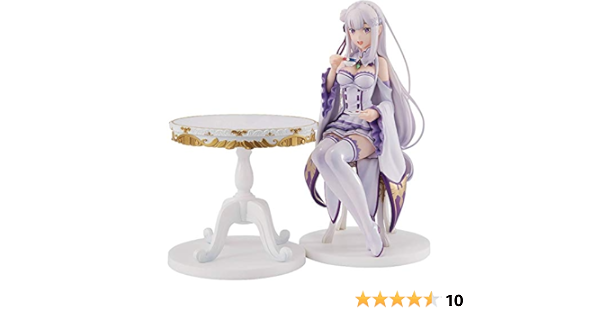 Amazon Kdcolle Re ゼロから始める異世界生活 エミリア お茶会ver 1 7スケール Abs Pvc製 塗装済み完成品フィギュア フィギュア ドール 通販
