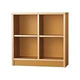 小島工芸 日本製 組立不要 健康仕様のFフォースター 耐荷重に優れた中がしっかりつまった丈夫な棚板 高さ87.3cm オープンラック 90アコードL ライト[幅90.3cm 奥行30.5cm] 2346588