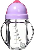 Kidsme Spill Proof Tritan Straw Sippy Cup with Weighted Straw by Kidsme