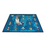 Joy Carpets Kid Essentials Early Childhood Reach Across The World Rug Multicolored 7'8 x 10'9 [並行輸入品