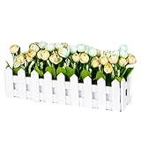 人工花の配置部屋のコンポーネントウッドフェンス花の装飾-A14