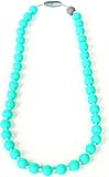 Itzy Ritzy Teething Happens Silicone Jewelry Baby Teething Necklace Bead, Turquoise by Itzy Ritzy