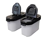 Tupperware Spice Shakers Small - Black Seals (Set of 2) by standlyTBS by standlyTBS