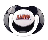Illinois Fighting Illini Blue Infant Pacifier Set (2) - 2014 NCAA Baby Pacifiers by Baby Fanatic [並行