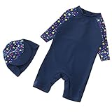 monoii 赤ちゃん 水着 男の子 ベビー 水着 ベビー ラッシュガード 帽子付 b917