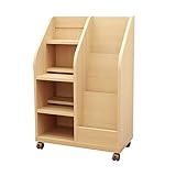 白井産業 【SHIRAI】 ブックシェルフ マガジンラック ナチュラル ディスプレイ機能 A4サイズ対応 文庫本対応 リベルア LIB-8555BSW NA