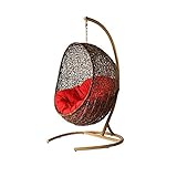 ハンギングチェア ハンモック ゆりかご BR/red