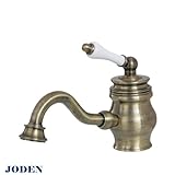 【JODEN】アレキサンダーシングルレバーCL（アンティークブラス）　洗面用ワンホール混合栓 クラシック水栓 1PLAA