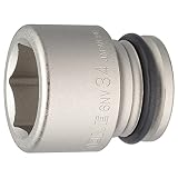 トネ(TONE) インパクト用ソケット HP6NV-34 差込角19.0mm(3/4") 二面幅34mm