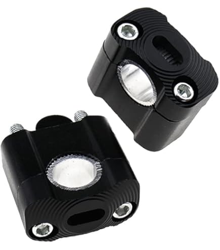 Amazon | バイク ハンドル クランプ 変換 22.2mm 28mm アップハン 黒