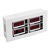 AC 赤色 デジタル チューブ 表示 80〜260V 100A マルチメーター 電圧 アンペア数 電力 エネルギー メーター 四種混合 電圧計 電流計 モニター 変流器を持つ