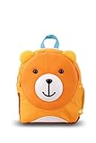 Puku Pals Premium Bear Kids Brown Backpack Bag for Boys and Girls [並行輸入品]