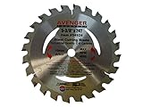 Avenger AV-54924 Steel Cutting Saw Blade, 5-3/8-inch by 24 tooth, 10mm arbor C-6, TCG [並行輸入品]