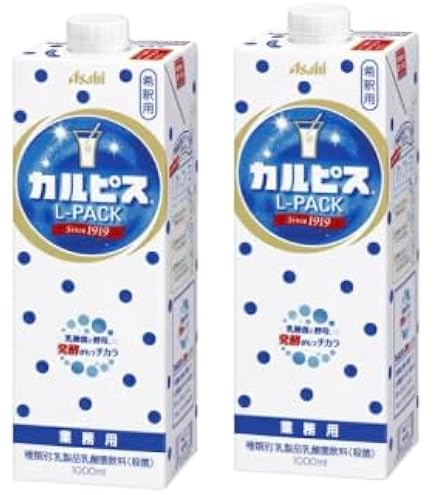 Amazon.co.jp: Calpis L Pack, 33.8 fl oz (1,000 ml), Calpis (6