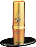 タジマ 金沢金箔 花生 花器 竹型花生 つた