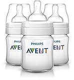 Philips AVENT Classic Plus BPA Free Polypropylene Bottles, 4 Ounce by Philips Avent by Philips AVENT