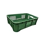 安全興業 ハーフコンテナ底メッシュ 緑 ×10